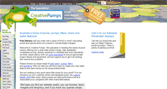 Desktop Screenshot of creativepumps.com.au